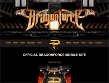 Tablet Screenshot of dragonforce.com